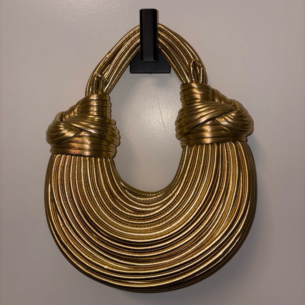 Gold Metallic Women's Handbag